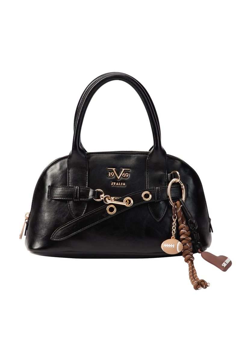 Feminine Henkeltasche mit Anhängern