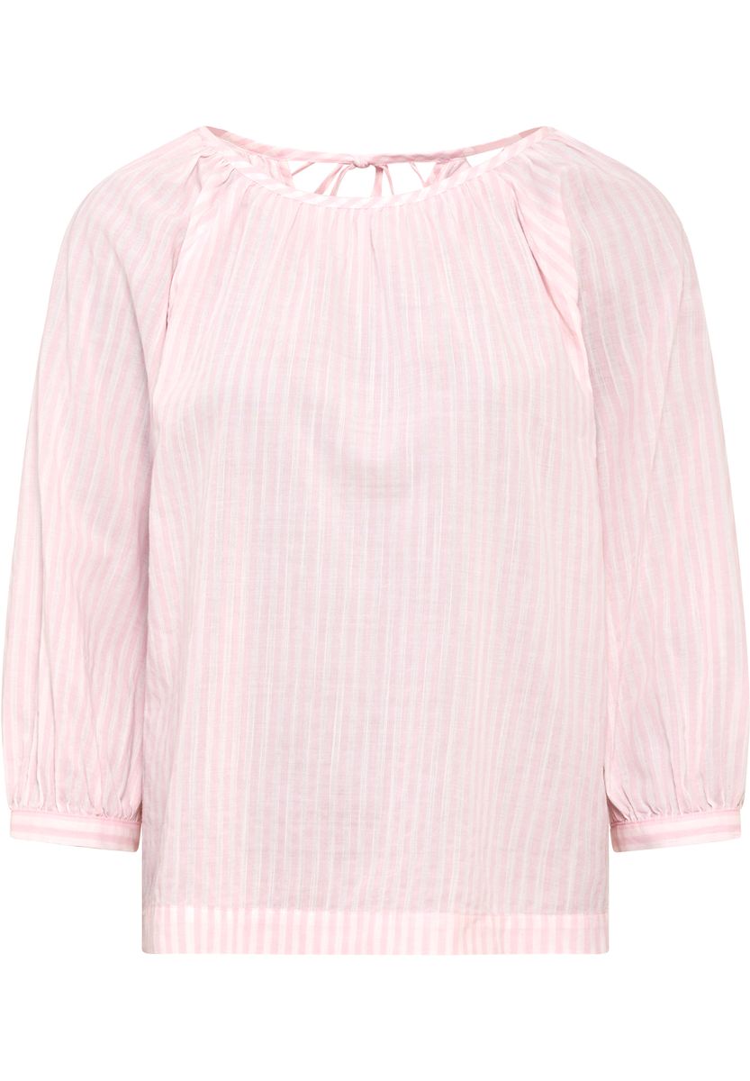 Gestreifte Bluse mit Bindedetail