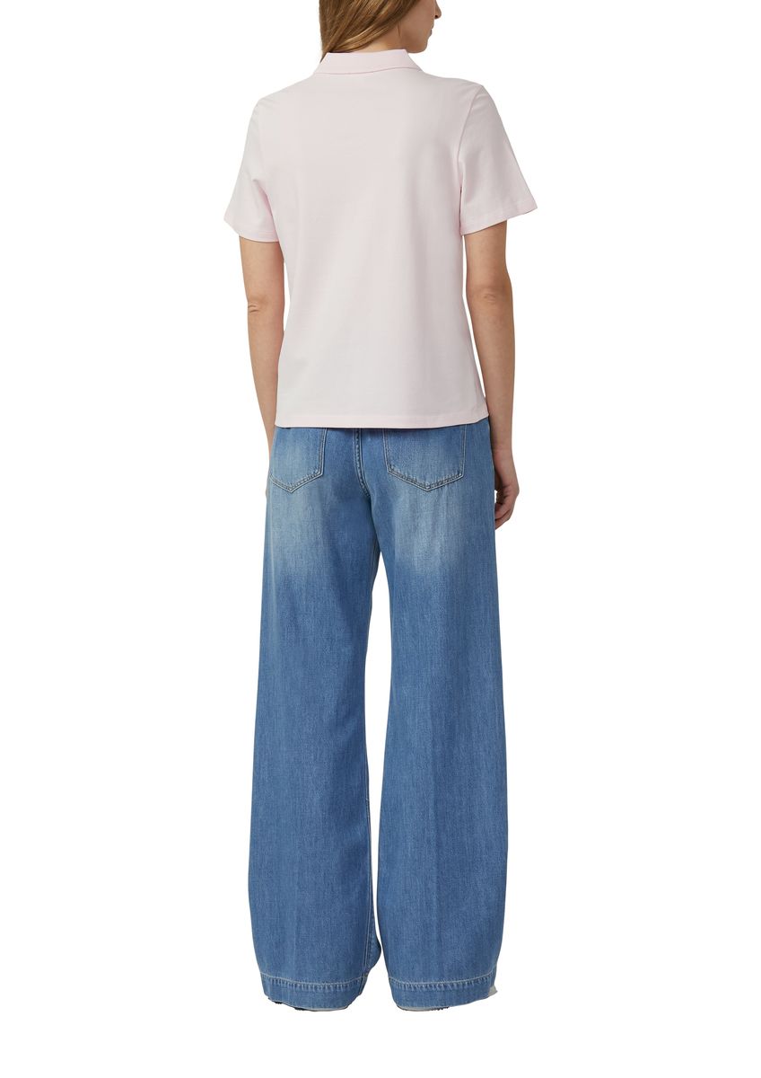 Klassisches Poloshirt aus Baumwollpiqué