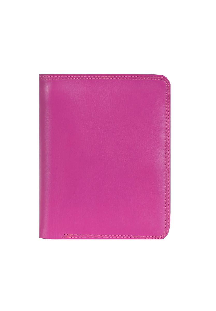 Leder-Bifold-Brieftasche mit Stift