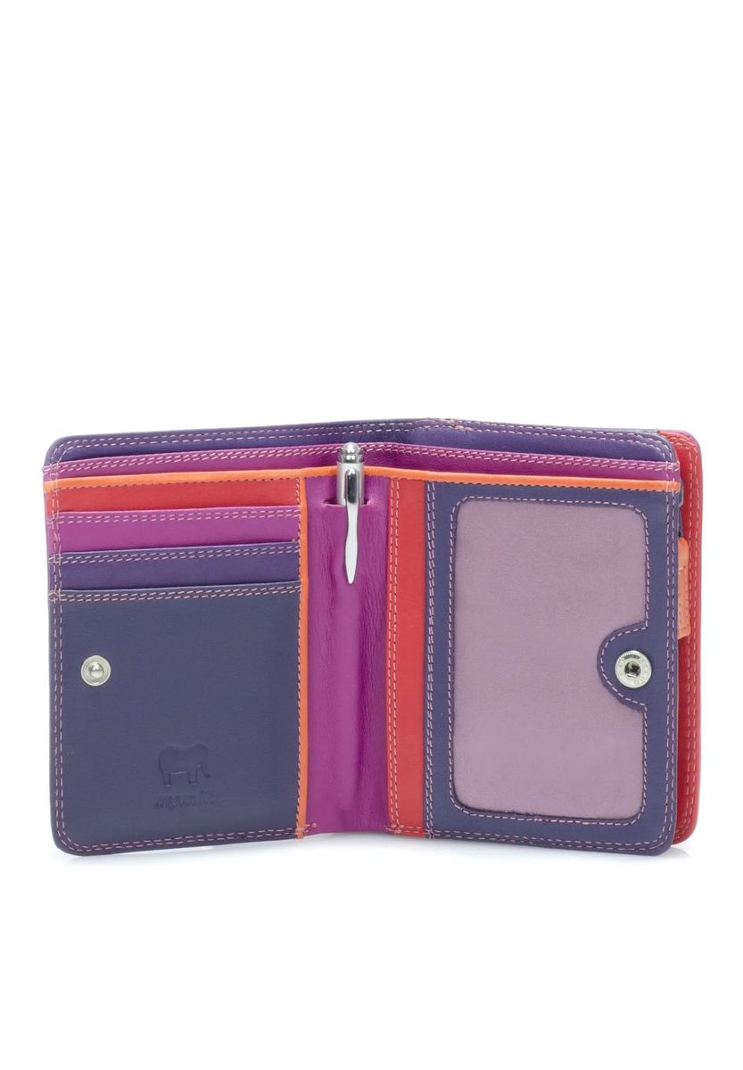 Leder-Bifold-Brieftasche mit Stift