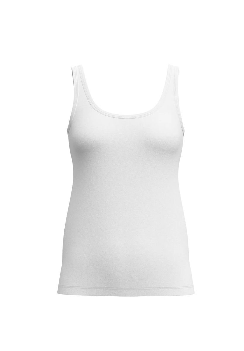 Essenzielle Baumwoll-Tanktops mit U-Ausschnitt