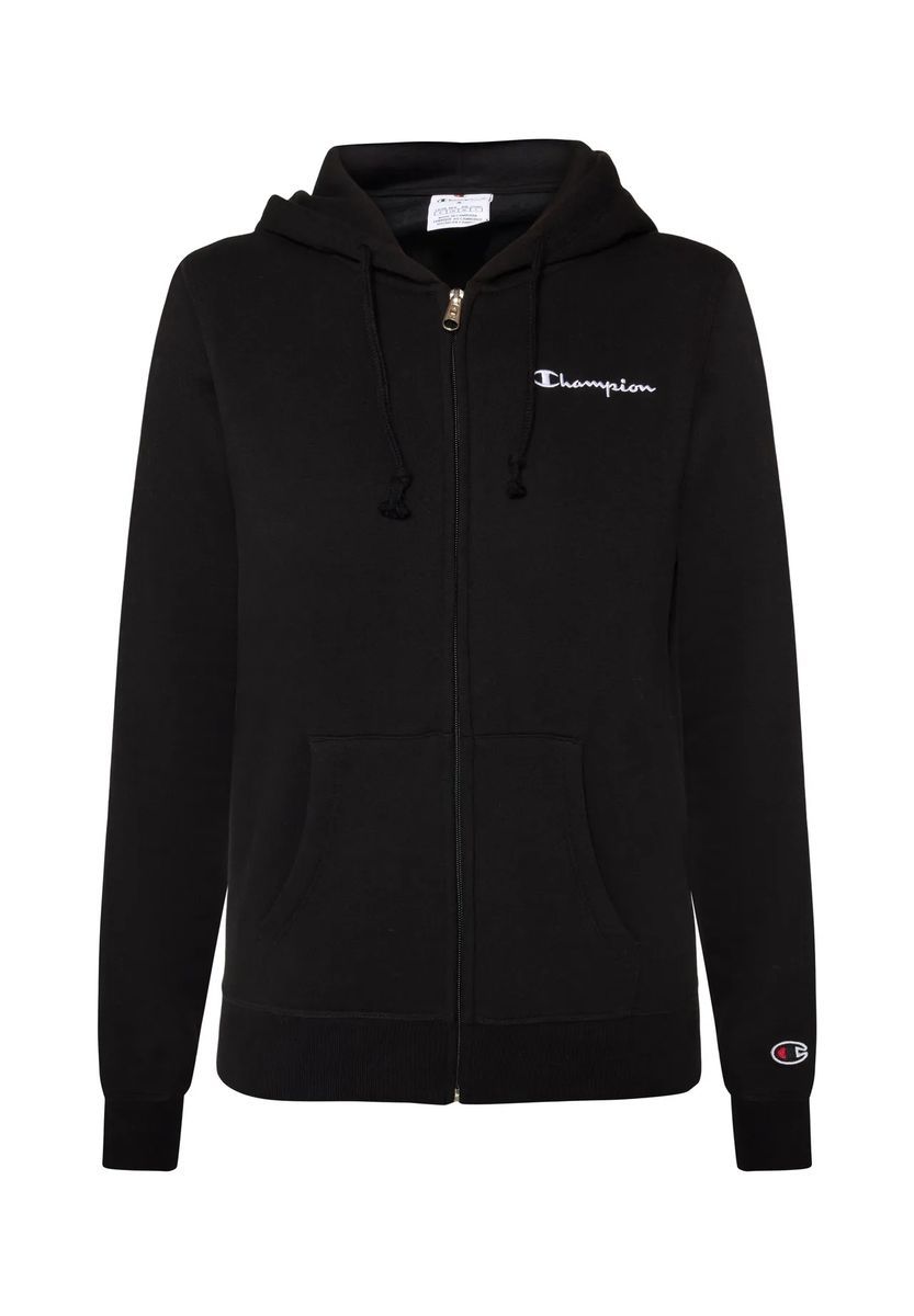 Zip-Hoodie mit Logo-Schriftzug