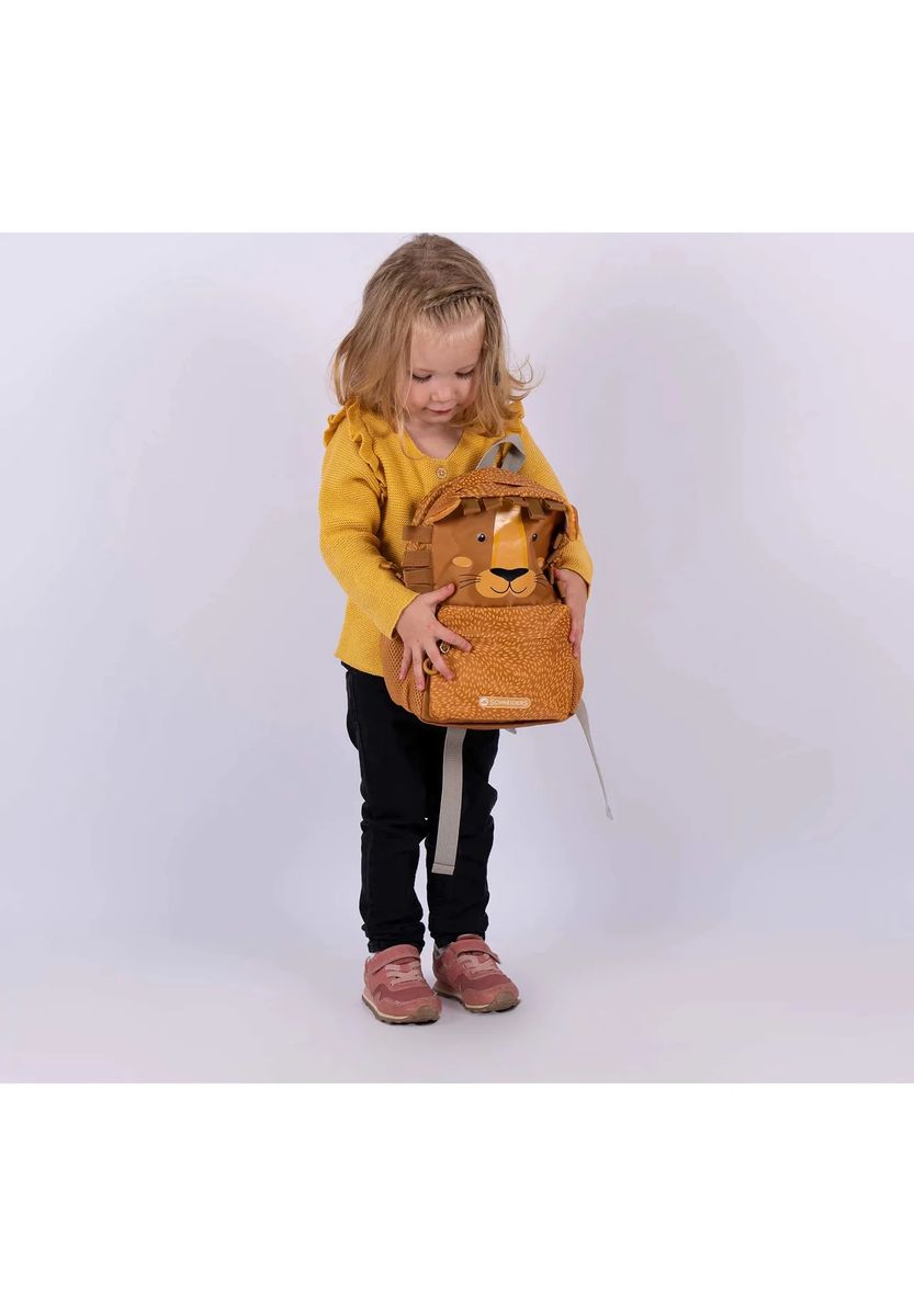 Kinderrucksack mit Löwengesicht-Motiv