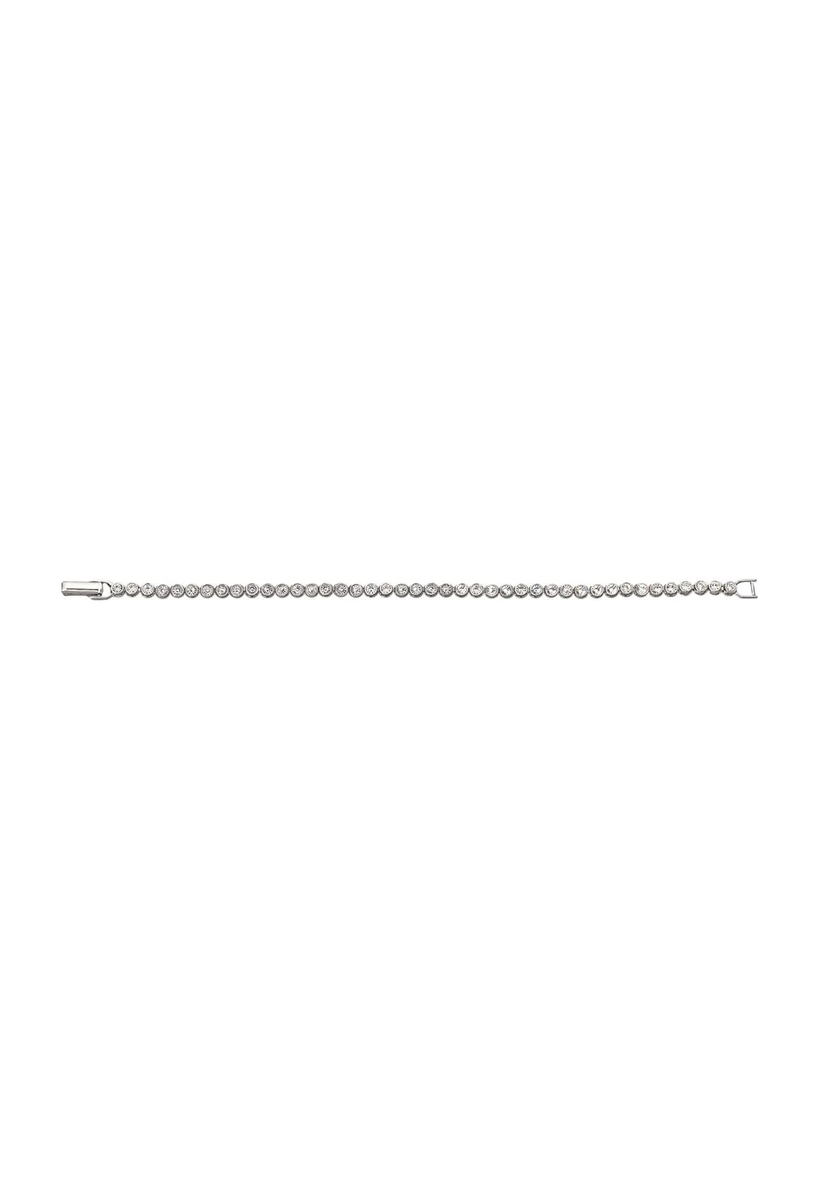 Elegantes Tennisarmband mit Kristall-Zargenfassung