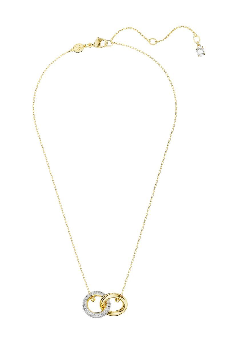 Anhänger mit verschlungenen Pavé-Ringen