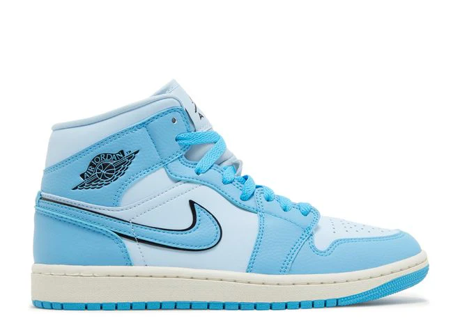 Mid-Top Basketball Sneaker aus Leder