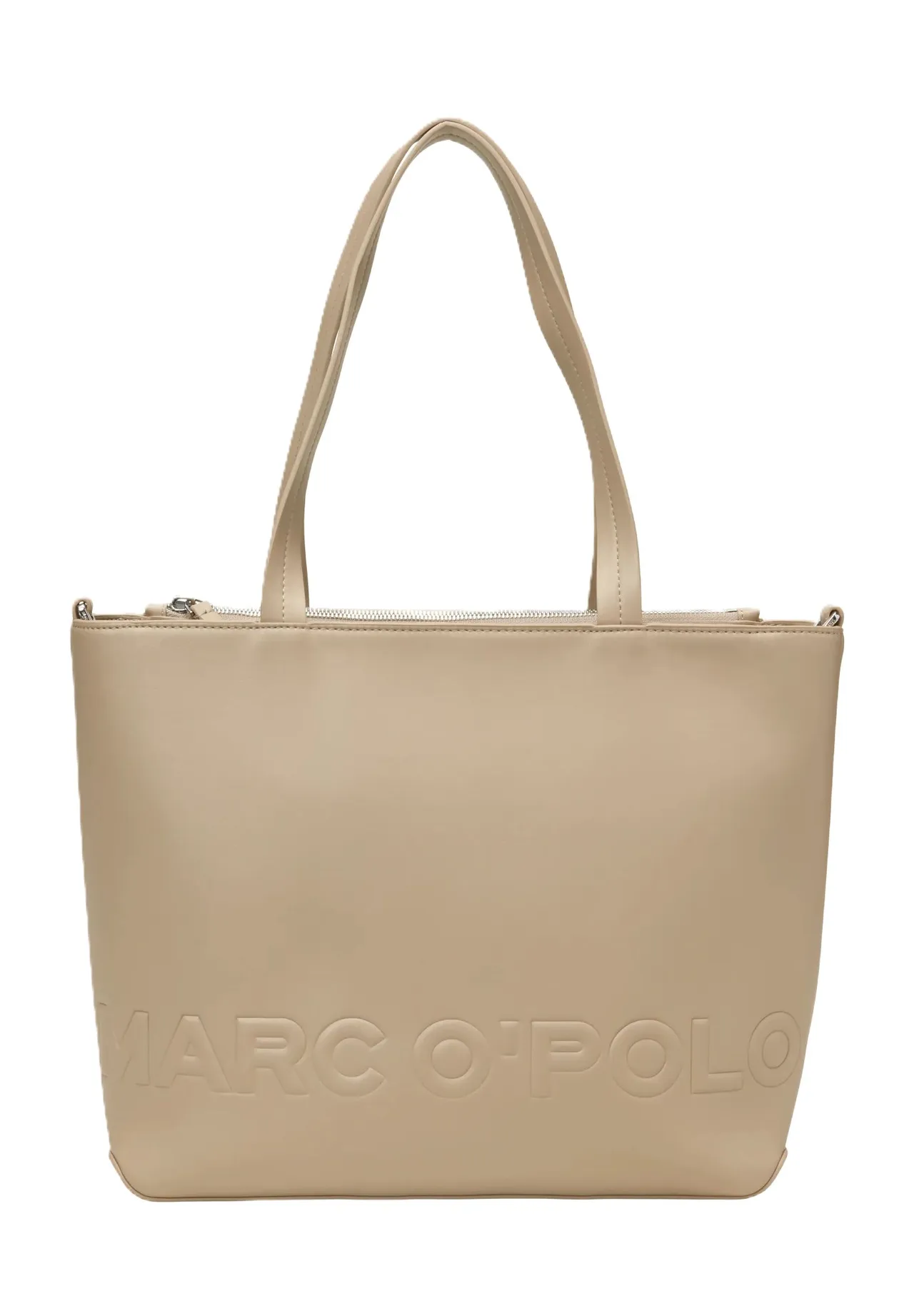 Minimalistischer Shopper mit Logoprägung