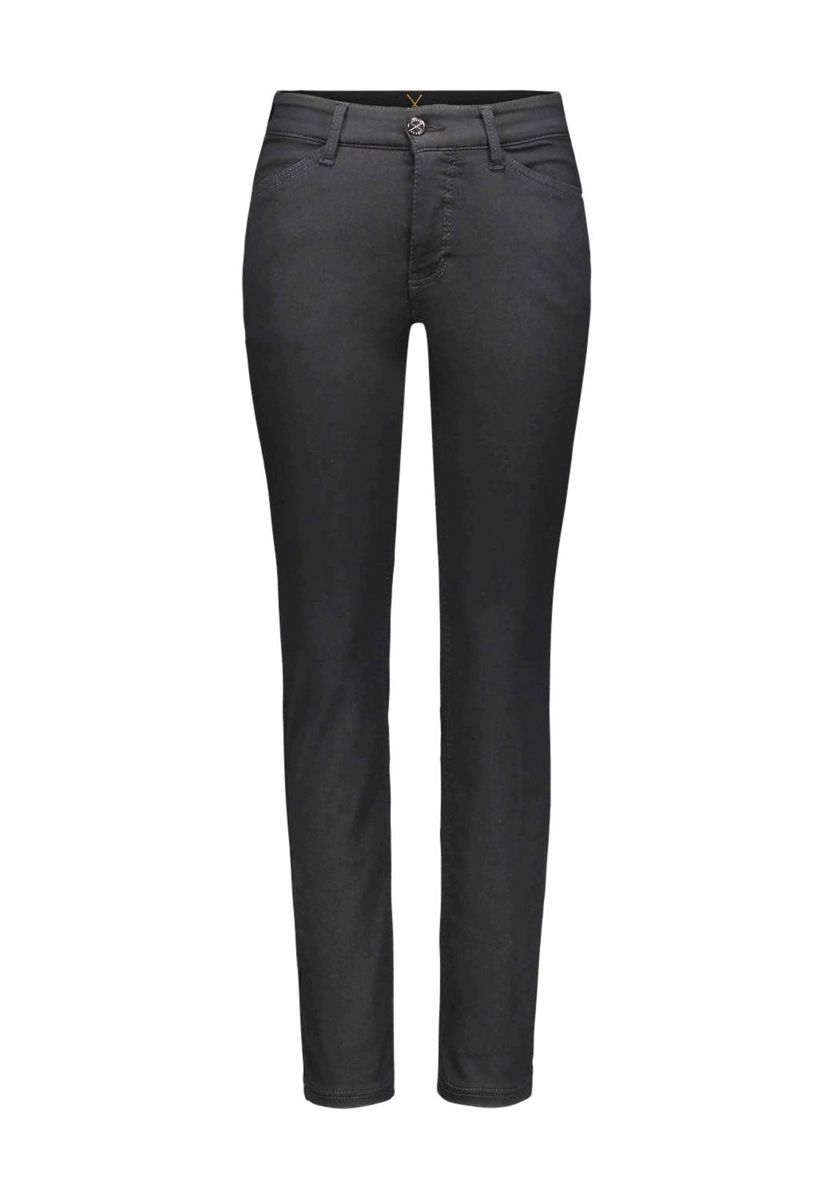 Schmal geschnittene Hose mit Saumreißverschluss