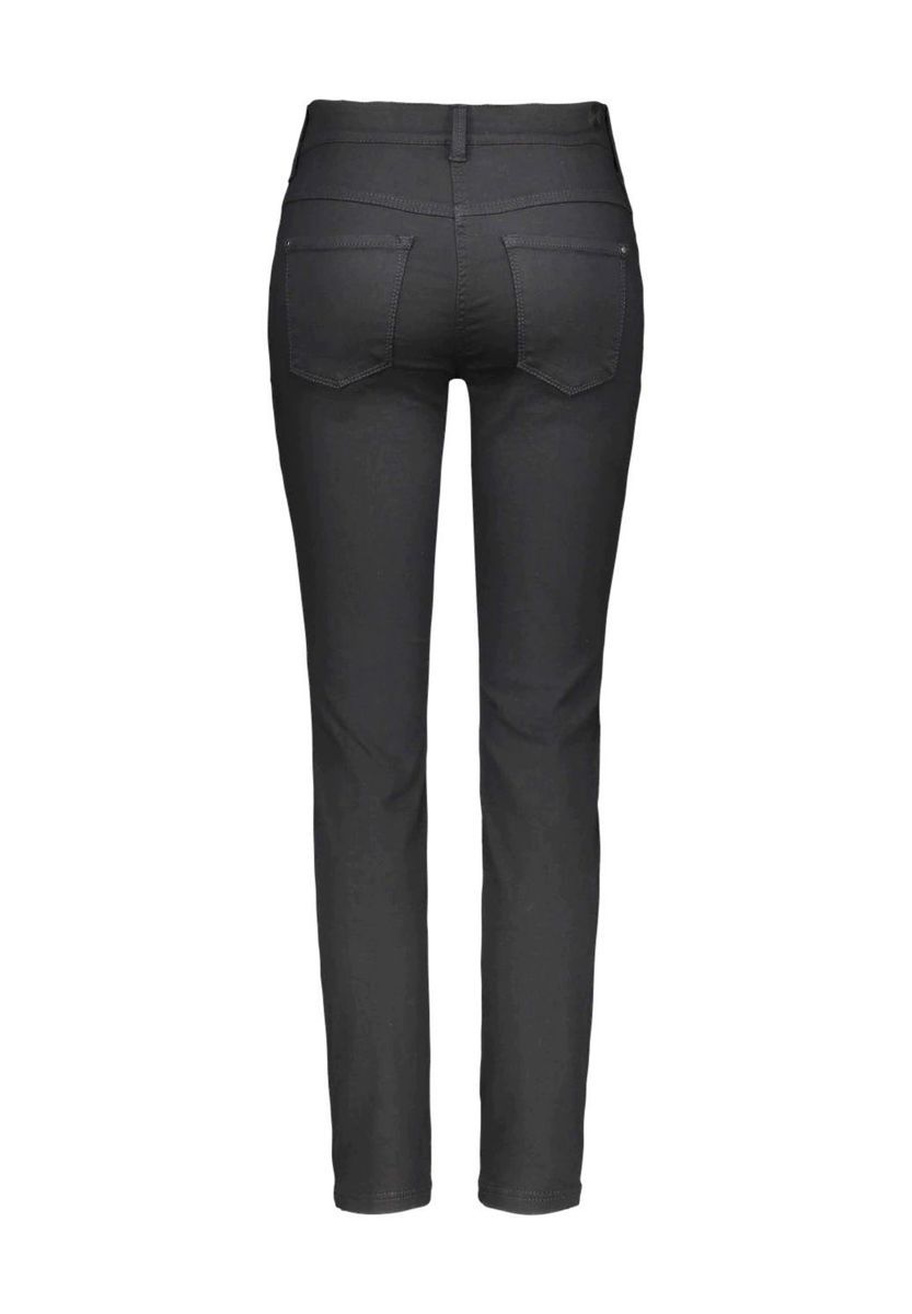 Schmal geschnittene Hose mit Saumreißverschluss