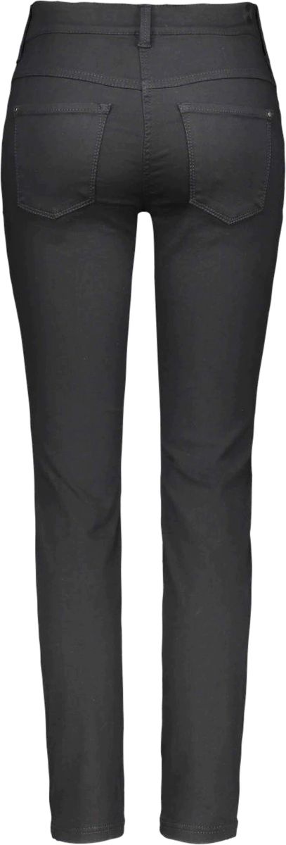 Schmal geschnittene Hose mit Saumreißverschluss