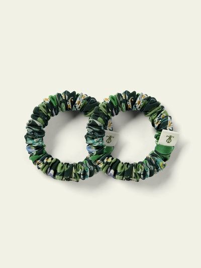Liberty-Stoff Scrunchie mit Blumenmuster