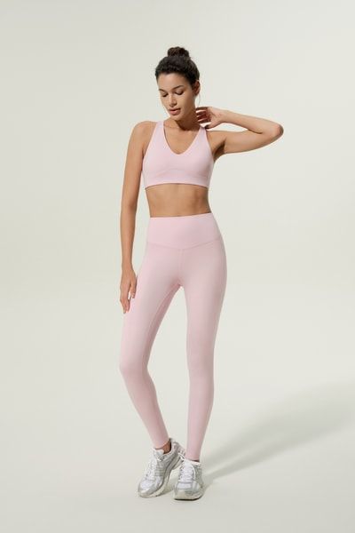High-Rise Leggings aus Seidenmischung