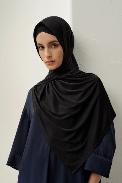 Leichter Jersey-Hidschab aus Seide