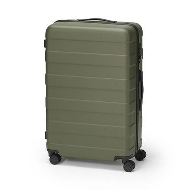 Minimalistischer gerippter Hartschalen-Koffer
