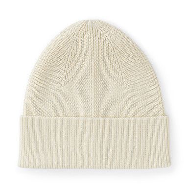 Minimalistische Baumwoll-Seiden-Beanie