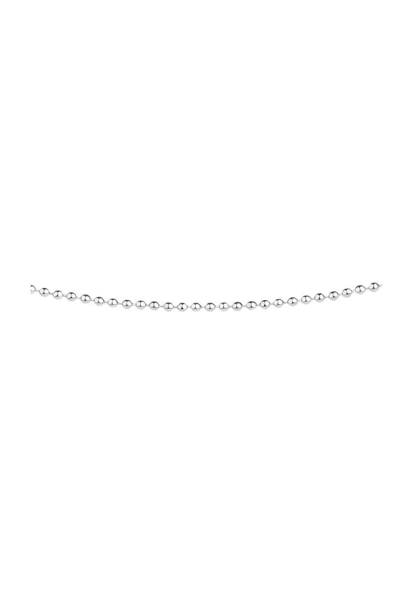 Minimalistische Kugelkette aus poliertem Edelstahl