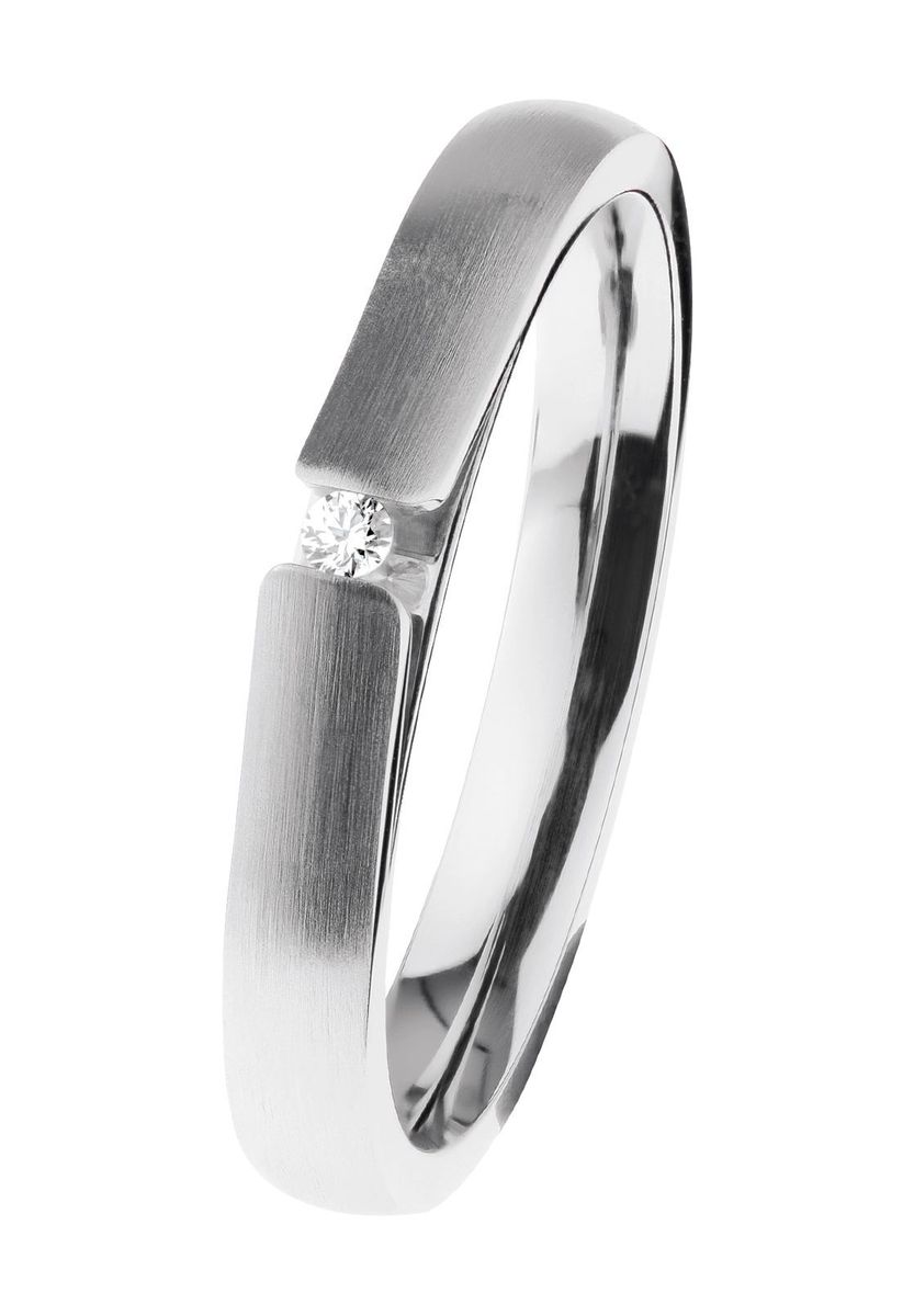 Minimalistischer Diamant-Bandring