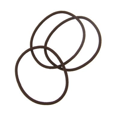 Minimalistische schmale elastische Haargummis