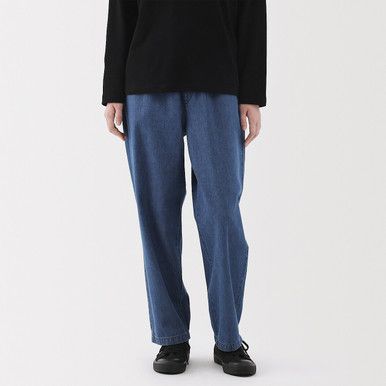 Bequeme Denimhose mit Karottenschnitt