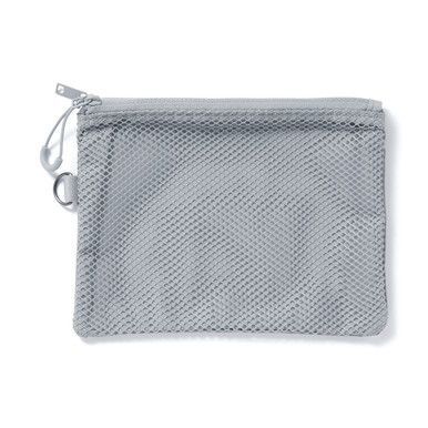 Minimalistischer Mesh-Organizer mit Doppelreißverschluss