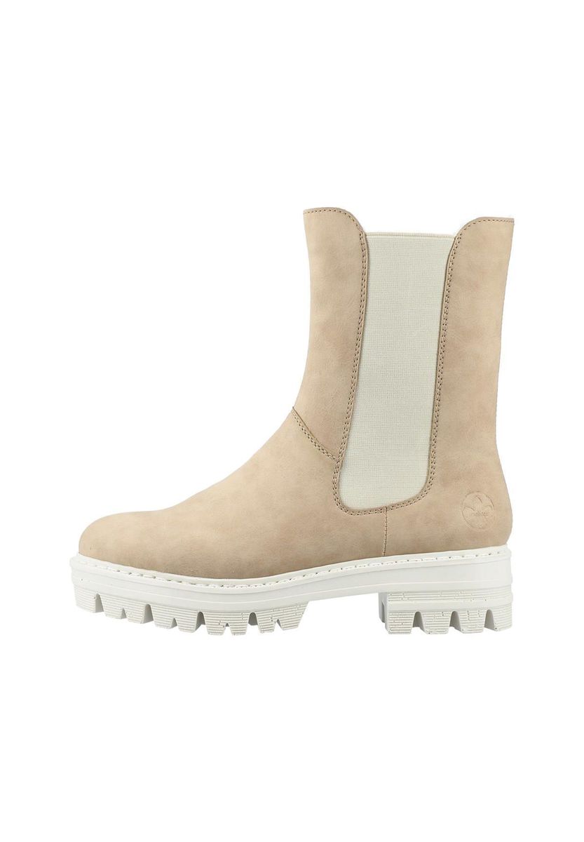 Chelsea-Boots mit Plateausohle und Warmfutter
