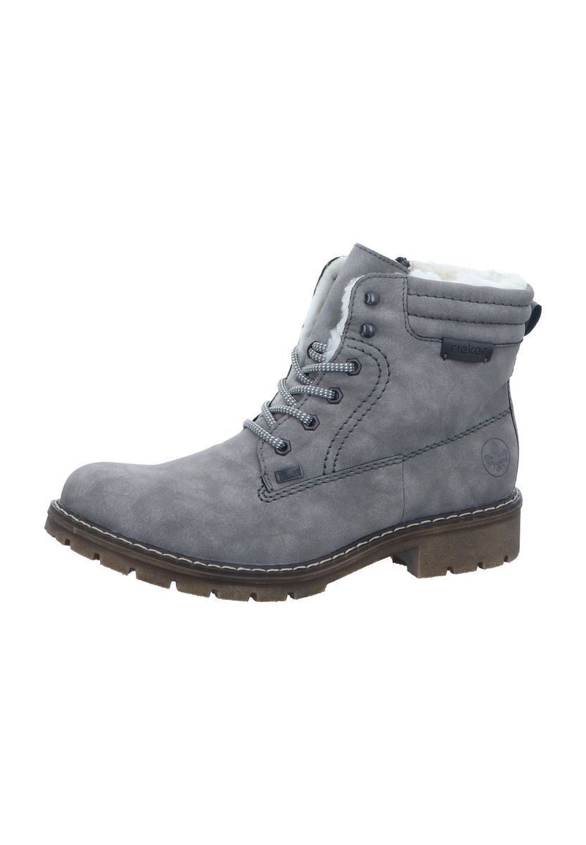 Gefütterte Schnürstiefeletten für den Winter