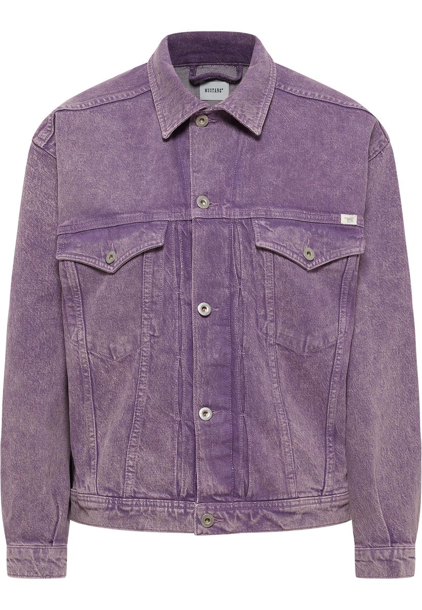Oversized Boyfriend-Jeansjacke im Trucker-Stil