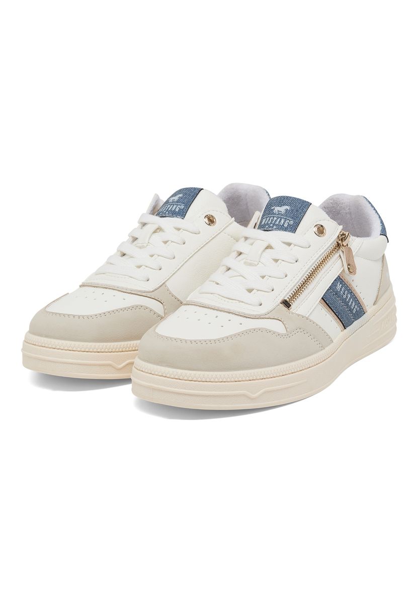 Lässige Low-Top Sneaker mit Reißverschluss