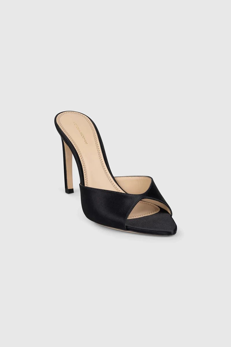 Harlow Mules mit skulpturalem Absatz