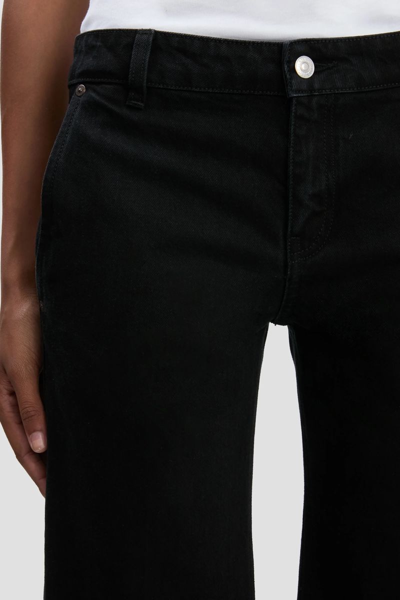 Weit geschnittene Low-Rise Jeans