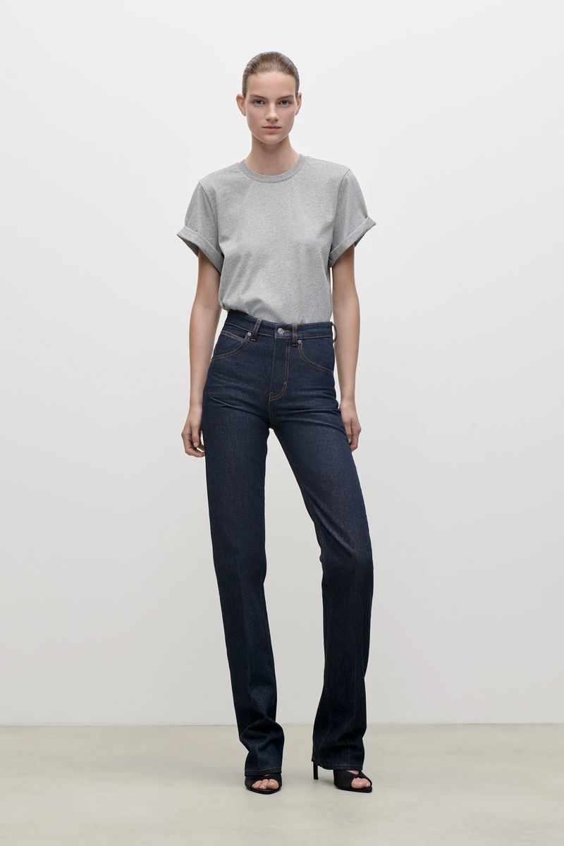 Julia High-Waist Straight-Jeans