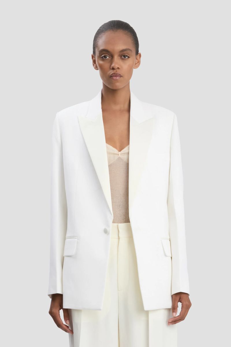 Oversized Blazer aus Twill