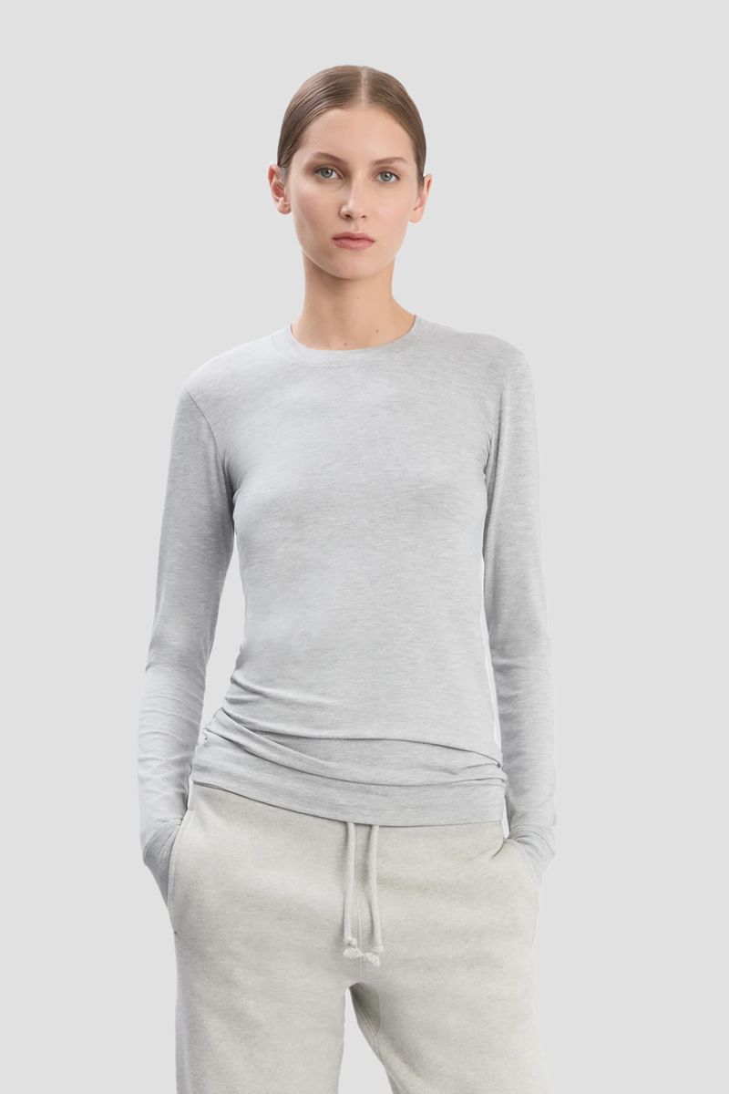 Klassisches Jersey-Oberteil Slim Fit