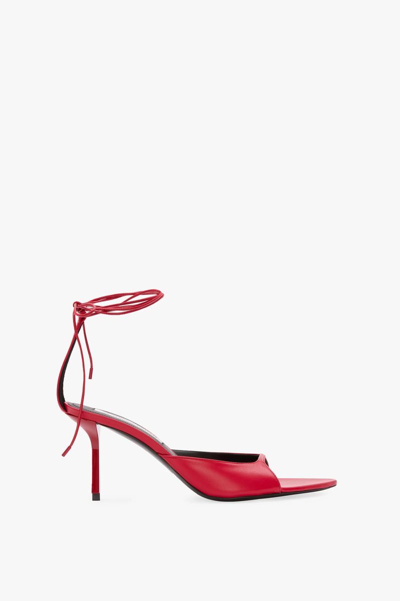 Riemchen-Stilettos mit mandelförmiger Zehenpartie