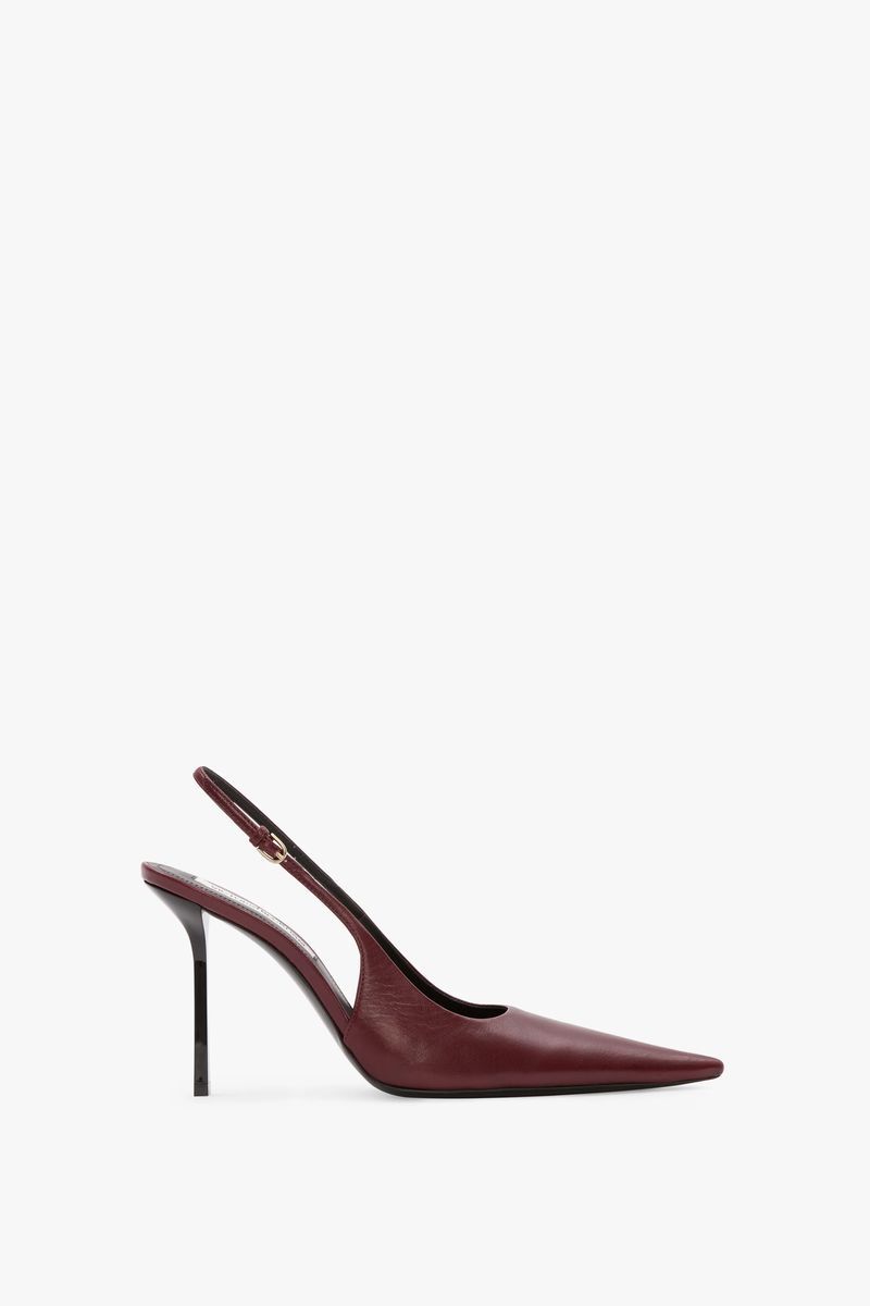 Elegante spitze Slingback-Pumps