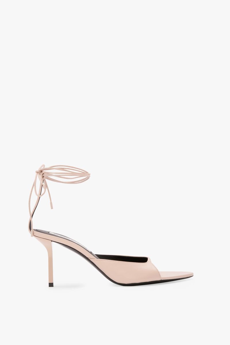Elegante Stiletto-Sandalen mit Knöchelschnürung
