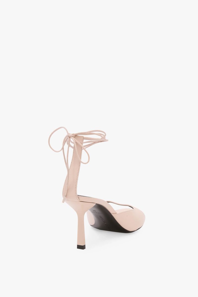 Elegante Stiletto-Sandalen mit Knöchelschnürung