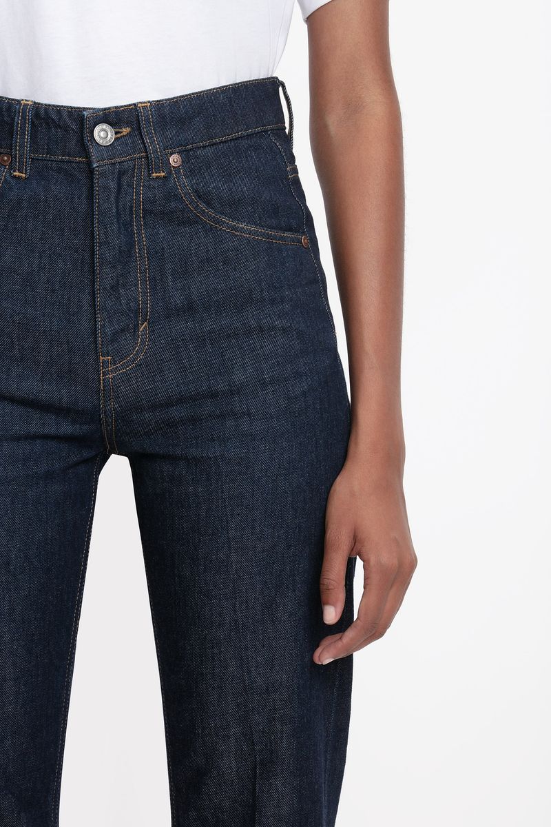 Julia High-Waist Jeans mit geradem Bein