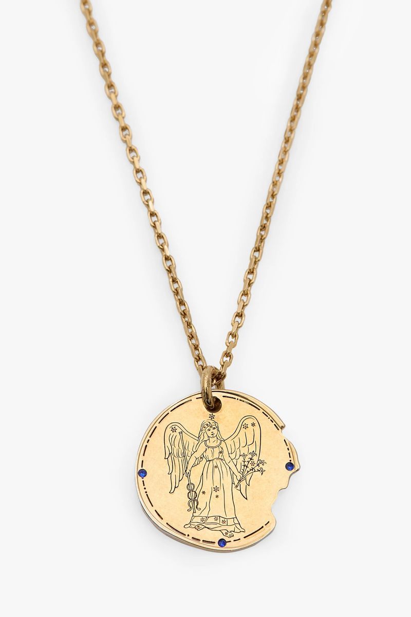 Virgo Sternzeichen Münzhalskette