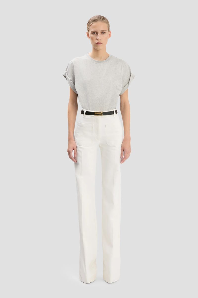 High-Waist Jeans mit weitem Bein