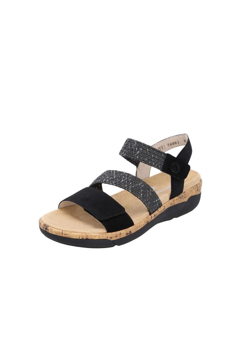 Klassische Sandalen mit Keilabsatz
