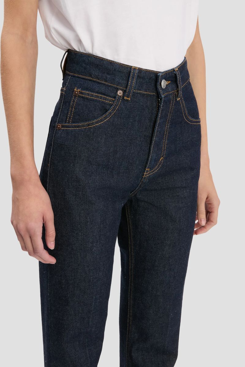 Julia Straight-Leg-Denim mit hoher Taille