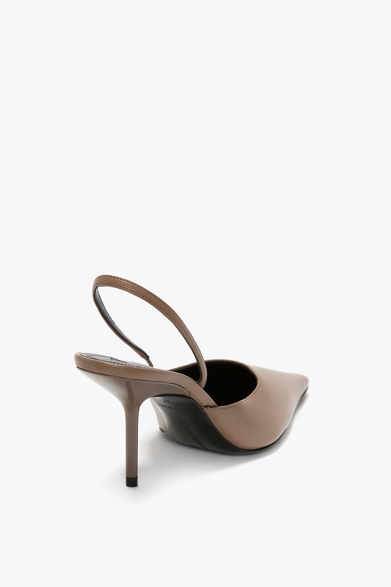 Elegante spitze Slingback-Pumps