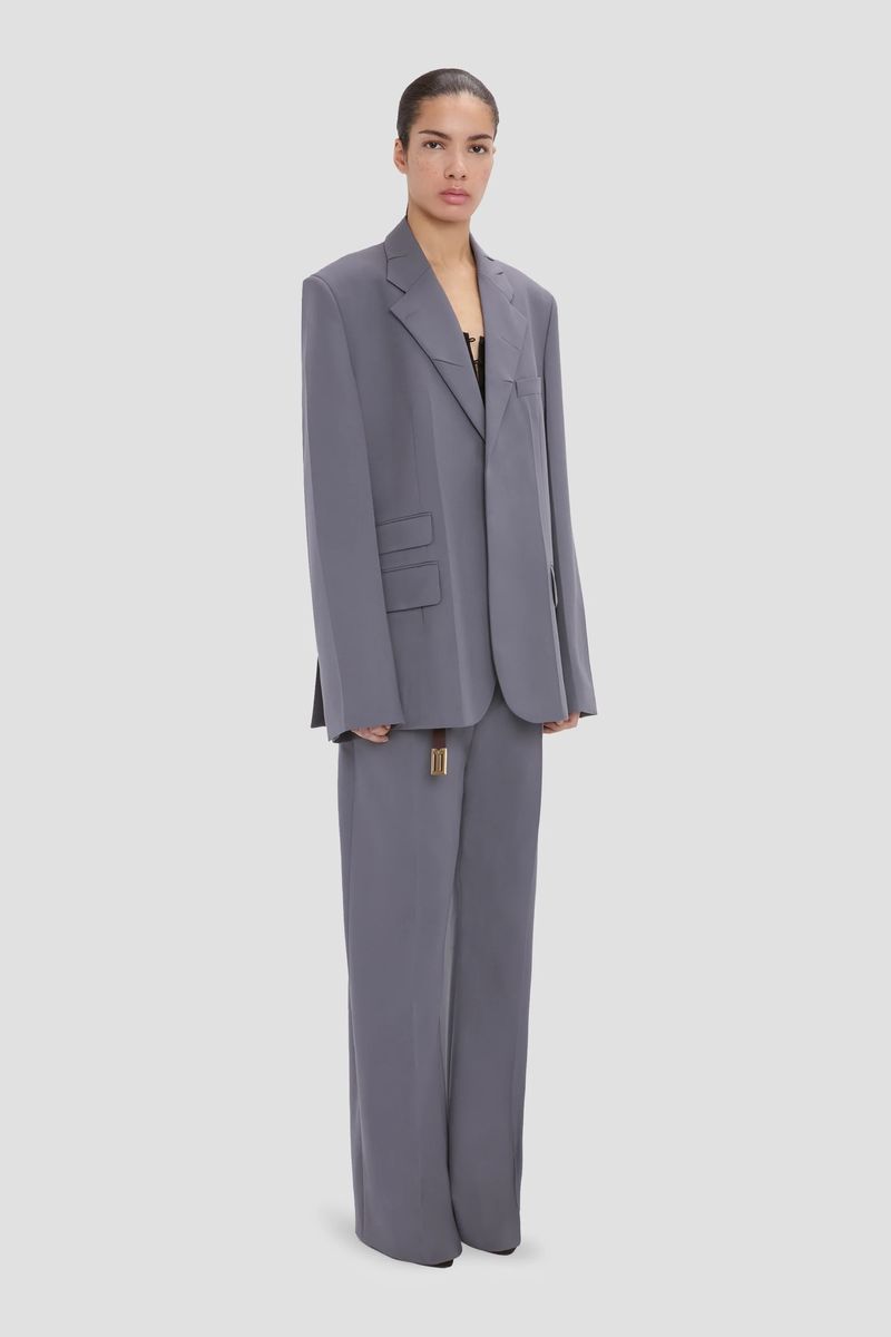 Einreihiger Blazer mit Revers