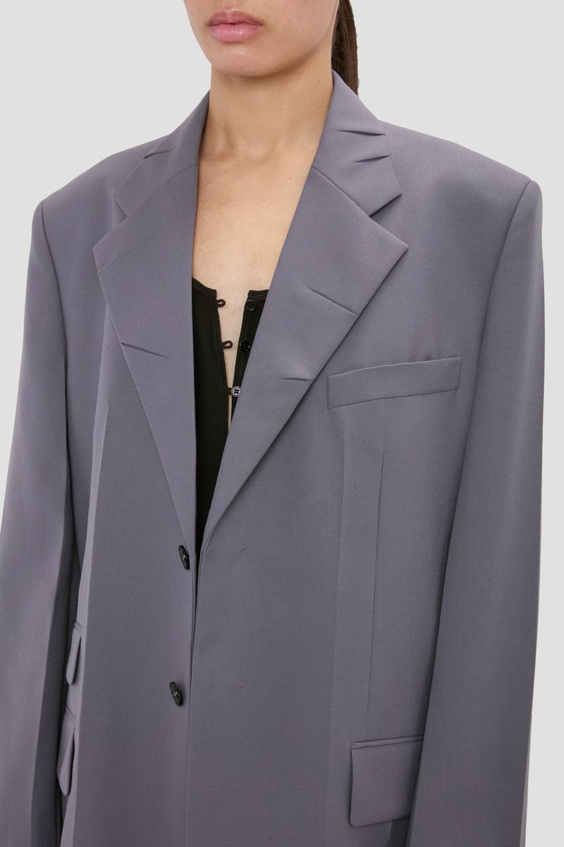 Einreihiger Blazer mit Revers