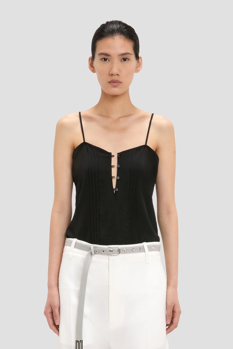 Elegantes Top mit Rouleaux-Detail