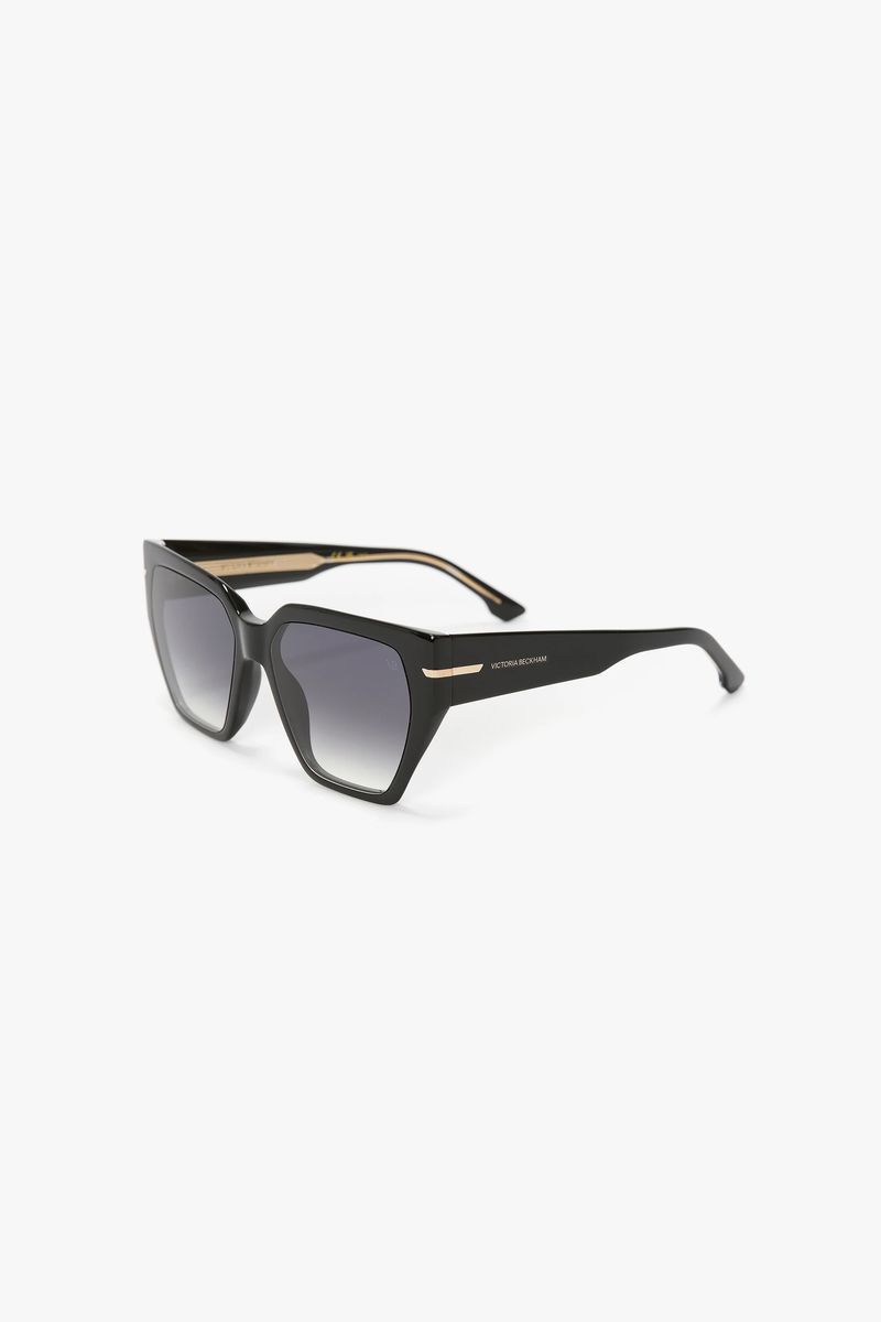 Elegante Rechteckige Acetat-Sonnenbrille