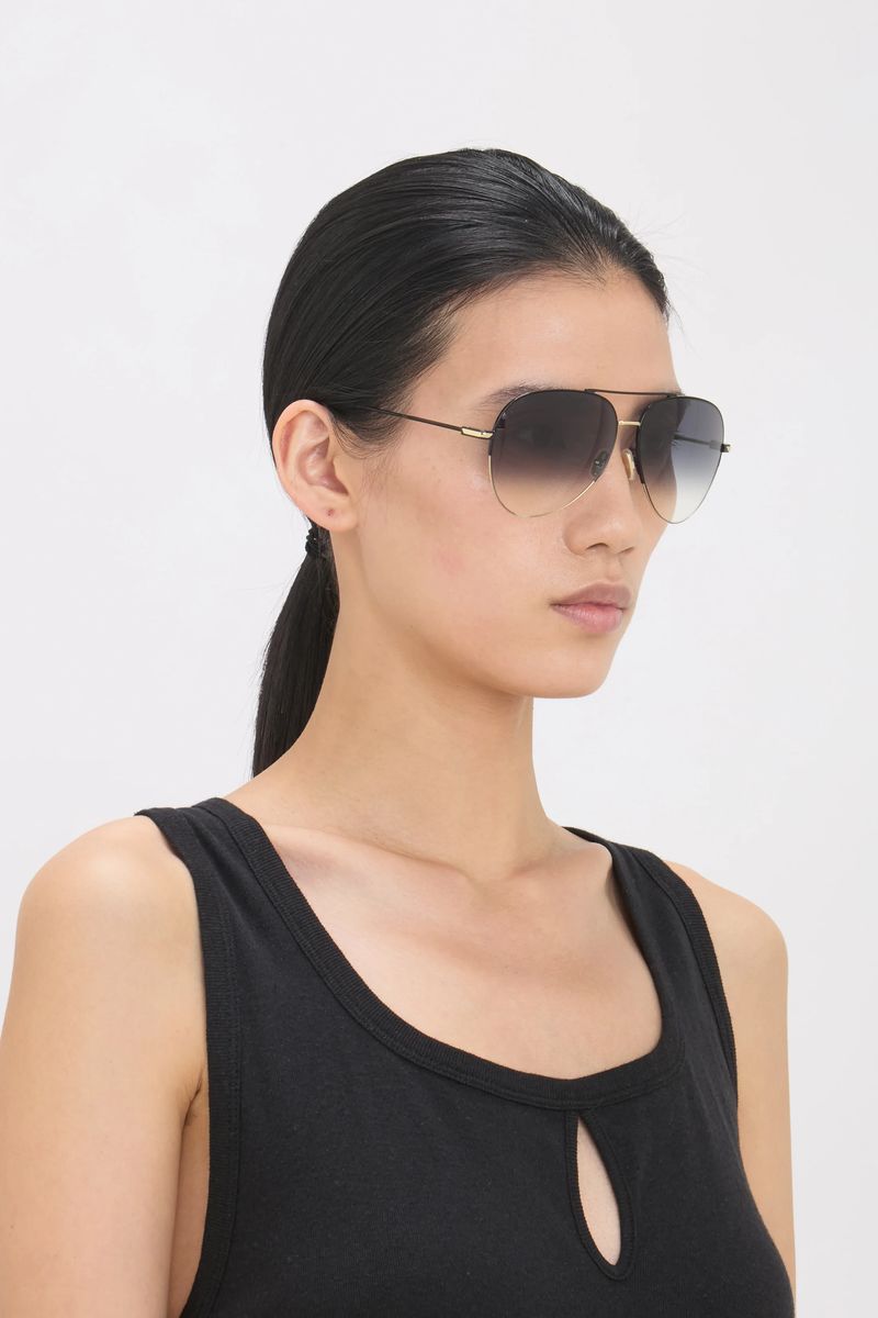 Filigrane Metall-Pilotensonnenbrille