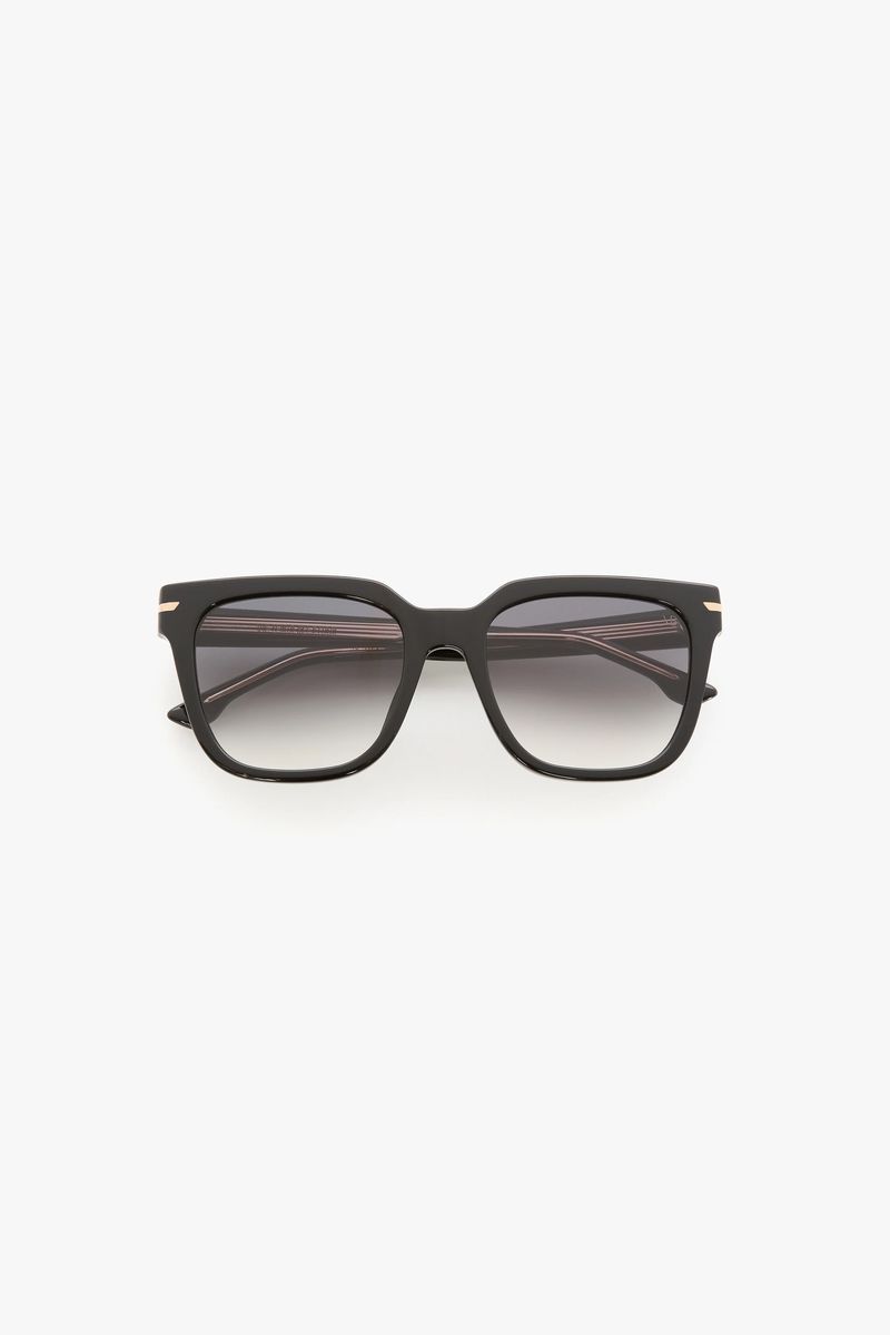 Oversized Acetat-Sonnenbrille in Quadratform
